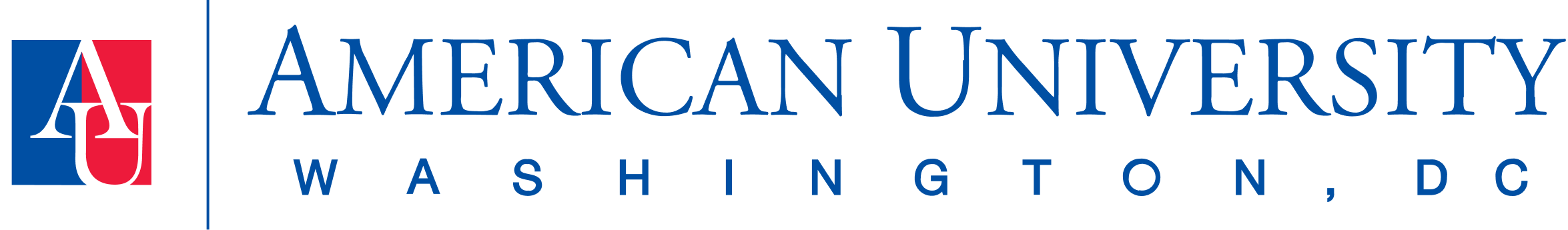 Logo of American University